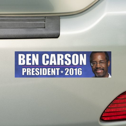 Dr. Ben Carson - President 2016 Bumpersticker (Op auto)