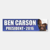 Dr. Ben Carson - President 2016 Bumpersticker (Voorkant)