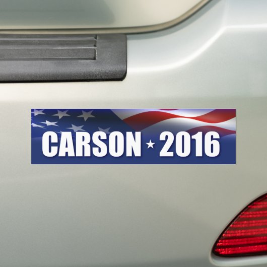 Dr. Ben Carson voor President Bumpersticker (Op auto)