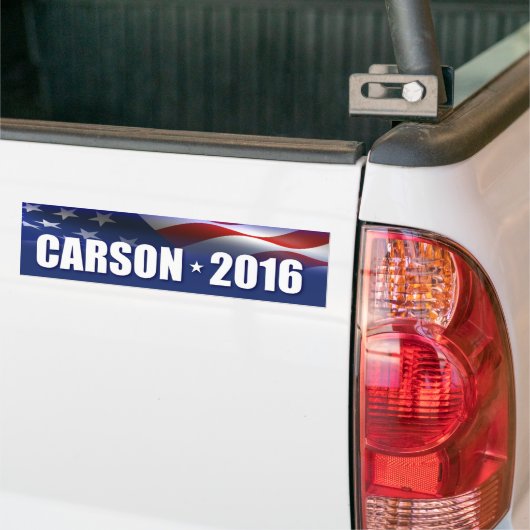 Dr. Ben Carson voor President Bumpersticker (Op Truck)