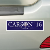 Dr. Ben Carson voor President Bumpersticker (Op auto)