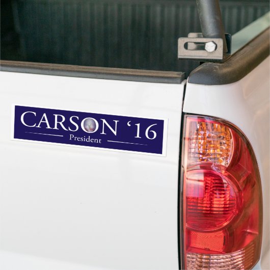 Dr. Ben Carson voor President Bumpersticker (Op Truck)