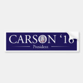 Dr. Ben Carson voor President Bumpersticker (Voorkant)