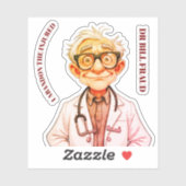 DR BILL FRAUDE STICKER (Vel)