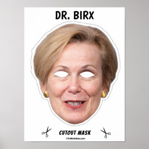 DR BIRX Halloween Masker Poster