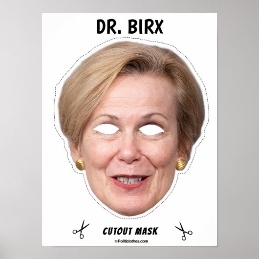 DR BIRX Halloween Masker Poster (Voorkant)