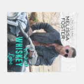 Dr Bones Whiskey Dekken Fleece Deken (Voorkant (Horizontaal))