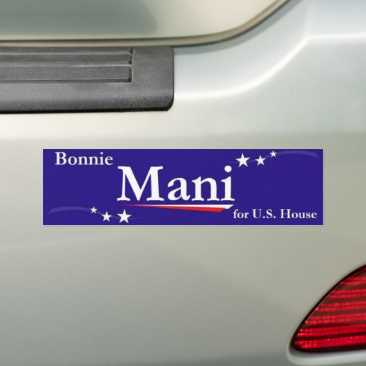 Dr. Bonnie Mani Bumpersticker (Op auto)