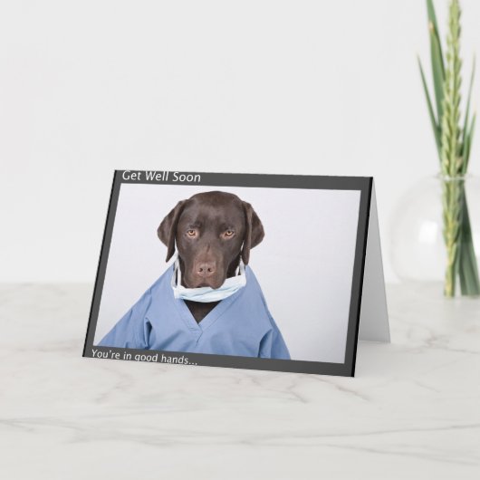 Dr. Buzz's GET WELL SOON Wenskaart Kaart (Voorkant)