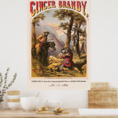 Dr. C.V. Girard's GINGER BRANDY 1860 Poster (Keuken)