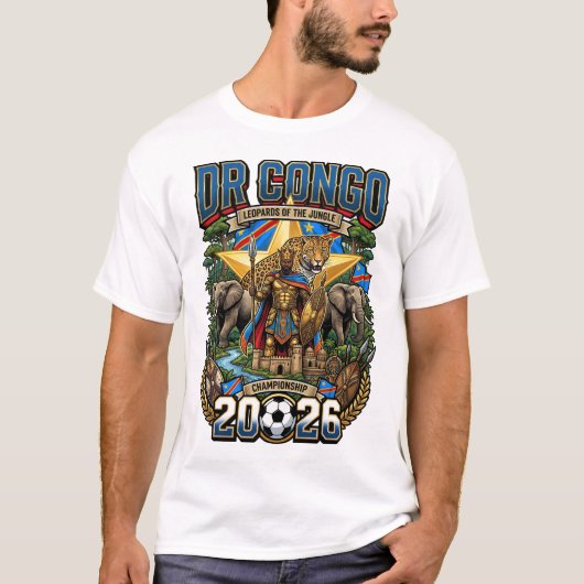 DR Congo 2026 Fan T-Shirt (Voorkant)