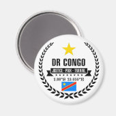 DR Congo Magneet (Voorkant / Achterkant)