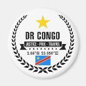 DR Congo Magneet (Voorkant)