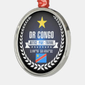 DR Congo Metalen Ornament (Links)