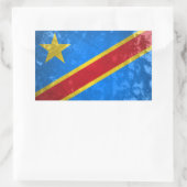 DR Congo Rechthoekige Sticker (Tas)