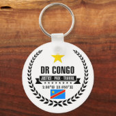 DR Congo Sleutelhanger (Voorkant)