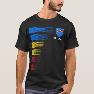 DR Congo Vlag Embleem Patriottische Congolese Nati T-shirt