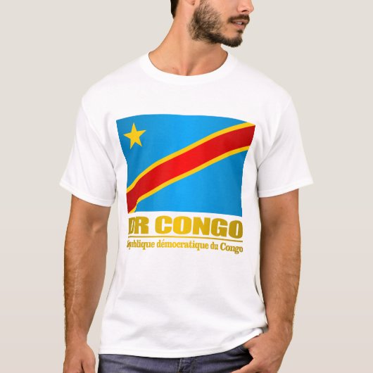 DR Congo Vlag T-shirt (Voorkant)