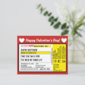 Dr Cupid's Valentijn Love Prescription Briefkaart (Staand voorkant)