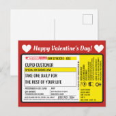 Dr Cupid's Valentijn Love Prescription Briefkaart (Voorkant / Achterkant)