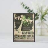 Dr. Cyclops Movie Poster Briefkaart (Staand voorkant)