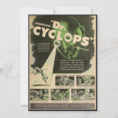 Dr. Cyclops Movie Poster Kaart (Voorkant)
