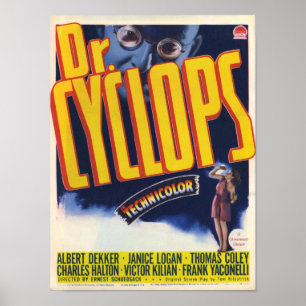Dr. Cyclops -  Movie Sci-Fi Horror Poster
