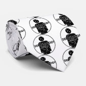 DR. DERMATOLOGY SILHOUETTE LOGO STROPDAS (Opgerold)