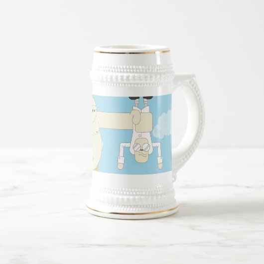 Dr Dinkle Captured Beer Stein Bierpul (Voorkant rechts)