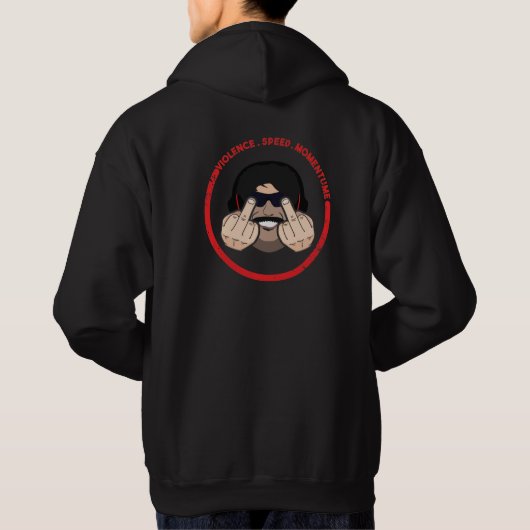 Dr. Disrespect Violence Speed Momentum T-Shirt (Achterkant)