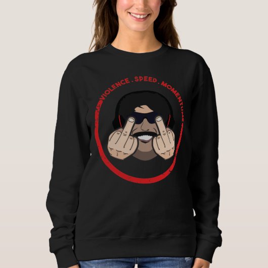 Dr. Disrespect Violence Speed Momentum T-Shirt (Voorkant)