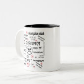 Dr. Disrespect Violence Speed Momentum Tweekleurige Koffiemok (Voorkant links)