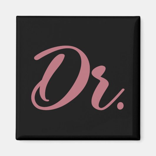 Dr. Dokter Afstuderen Medische Faculteit Vrouwen N Magneet (Voorkant)