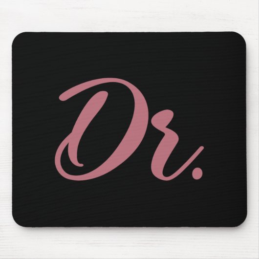 Dr. Dokter Afstuderen Medische Faculteit Vrouwen N Muismat (Voorkant)