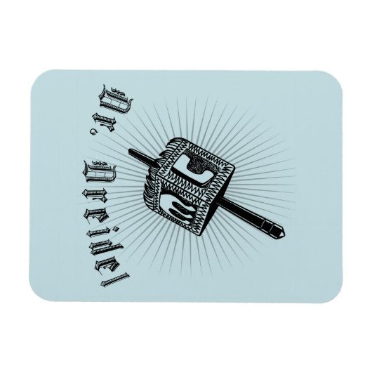 DR DREIDEL MAGNEET (Horizontaal)