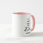 Dr. Eigenlijk Pink Mok (Voorkant rechts)