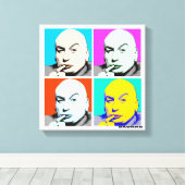 Dr. Evil Canvas Afdruk (Insitu (Houten vloer))