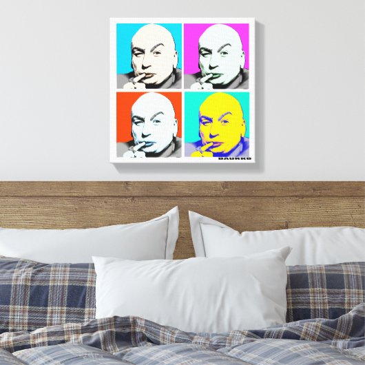 Dr. Evil Canvas Afdruk (Insitu (Slaapkamer))