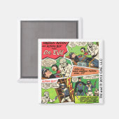 Dr. Evil Square Magnet (Voorkant / Achterkant)