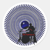 Dr.Fameus zes 3in stickers (Voorkant)