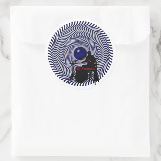 Dr.Fameus zes 3in stickers (Tas)