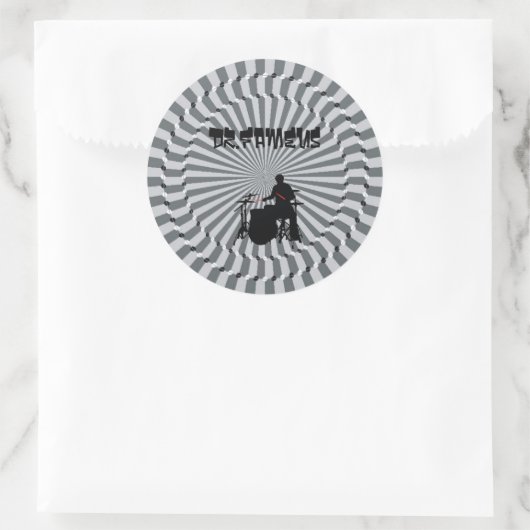 Dr.Fameus zes 3in stickers (Tas)