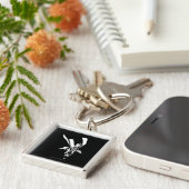 dr. Fate Flying Outline Sleutelhanger (Zijkant)