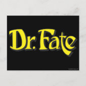 Dr. Fate Logo Briefkaart (Voorkant)