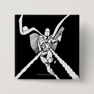 Dr Fate Magic Outline Vierkante Button 5,1 Cm