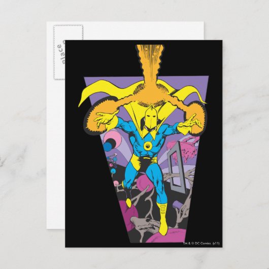 Dr. Fate Manipulates Magic Briefkaart (Voorkant / Achterkant)