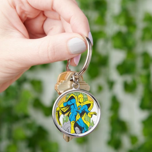 Dr. Fate & Onzichtbare Tower Sleutelhanger (Hand)