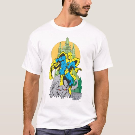 Dr. Fate & Onzichtbare Tower T-shirt (Voorkant)