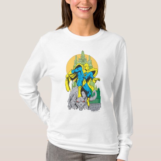 Dr. Fate & Onzichtbare Tower T-shirt (Voorkant)