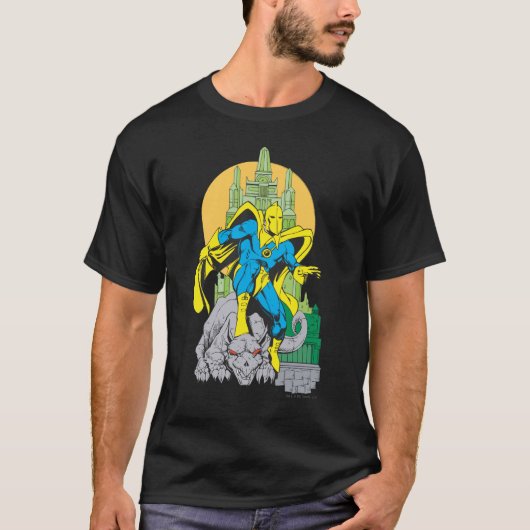 Dr. Fate & Onzichtbare Tower T-shirt (Voorkant)